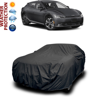 PAGORA Car Cover For Kia Universal For Hatchback (With Mirror Pockets)(Black)