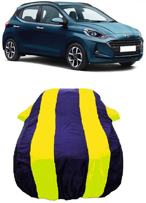 Wegather Car Cover For Hyundai Grand i10 Era (With Mirror Pockets)(Yellow)