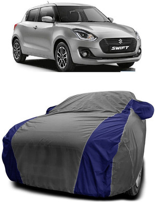 Autoprime Car Cover For Maruti Suzuki Swift AMT VXI (With Mirror Pockets)(Grey, Blue)