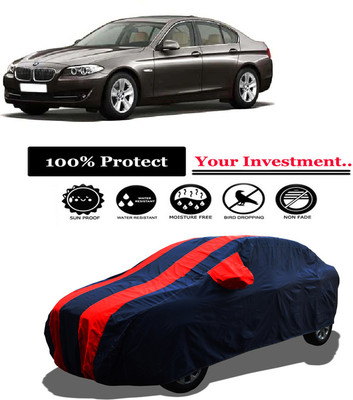 Amexride Car Cover For BMW 5 Series 525d (With Mirror Pockets)(Red)
