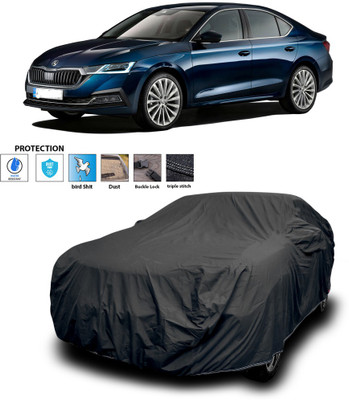 PAGORA Car Cover For Skoda Octavia (With Mirror Pockets)(Black)