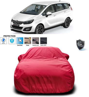 PAGORA Car Cover For Mahindra Marazzo (With Mirror Pockets)(Maroon)