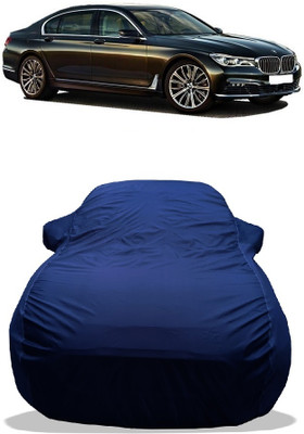Wegather Car Cover For BMW 7 Series 730Ld Design Pure Excellence (With Mirror Pockets)(Blue)