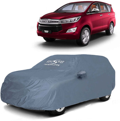 Kingsway Car Cover For Toyota Innova Crysta (With Mirror Pockets)(Grey, For 2015, 2016, 2017, 2018, 2019, 2020, 2021 Models)