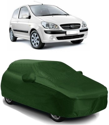 SUGASHRI Car Cover For Hyundai Getz GL (With Mirror Pockets)(Green)