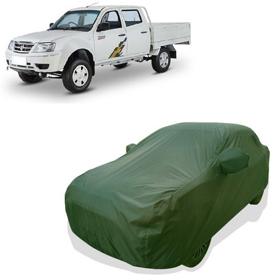 Tricway Car Cover For Tata Xenon (With Mirror Pockets)(Green)