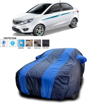 PAGORA Car Cover For Tata Zest (With Mirror Pockets)(Blue)