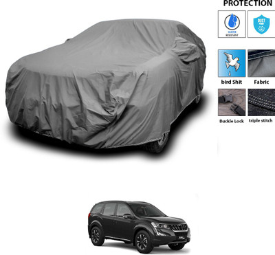 GOSHIV-car and bike accessories Car Cover For Mahindra XUV500 W10 1.99 mHawk (With Mirror Pockets)(Grey)