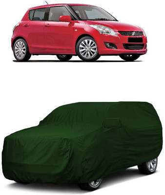 ANTOFY Car Cover For Maruti Suzuki Swift XDI (With Mirror Pockets)(Green)
