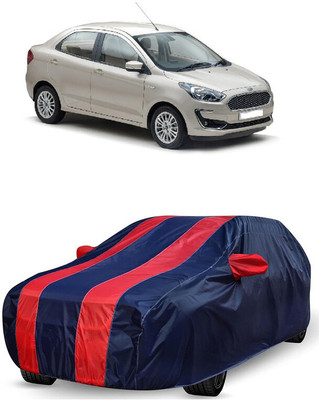 ANTOFY Car Cover For Ford Figo Aspire 1.2 Ti-VCT Ambiente (With Mirror Pockets)(Red, Blue)
