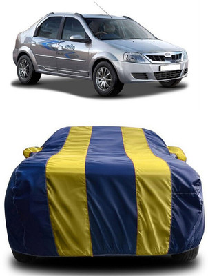SUGASHRI Car Cover For Mahindra E Verito D6 Electric (With Mirror Pockets)(Yellow, Blue)