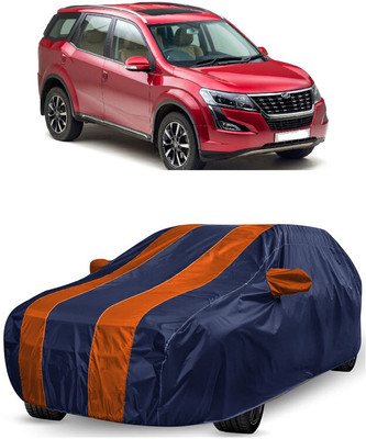 ANTOFY Car Cover For Mahindra XUV500 W5 Diesel (With Mirror Pockets)(Orange, Blue)
