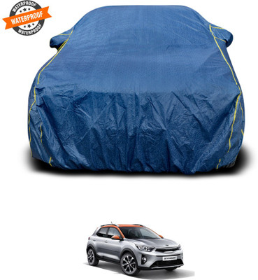 CODOKI Car Cover For Kia Stonic (With Mirror Pockets)(Blue)