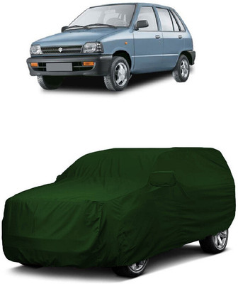 ANTOFY Car Cover For Maruti 800 Std. LPG (With Mirror Pockets)(Green)