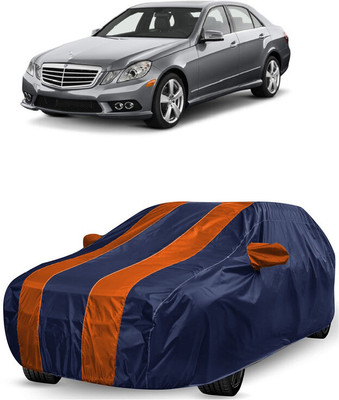 ANTOFY Car Cover For Mercedes Benz E-Class E 220 CDI (With Mirror Pockets)(Orange, Blue)