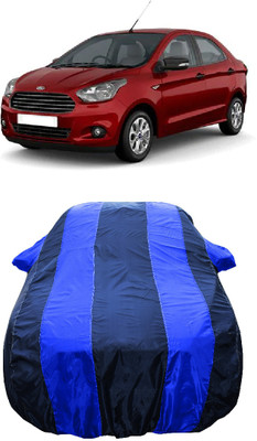 Wegather Car Cover For Ford Figo Aspire 1.2 Ti-VCT Sports Edition (With Mirror Pockets)(Blue)