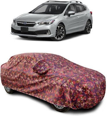 SUGASHRI Car Cover For Subaru Impreza (With Mirror Pockets)(Multicolor)