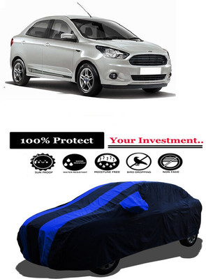 Amexride Car Cover For Ford Figo Aspire 1.5 TDCi Sports Edition (With Mirror Pockets)(Multicolor)
