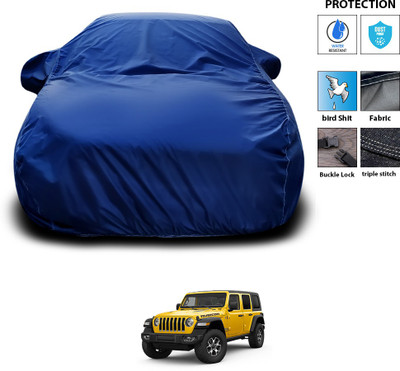 PAGORA Car Cover For Jeep Wrangler (With Mirror Pockets)(Blue)