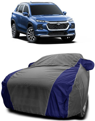 Autoprime Car Cover For Maruti Suzuki Grand Vitara (With Mirror Pockets)(Grey, Blue)