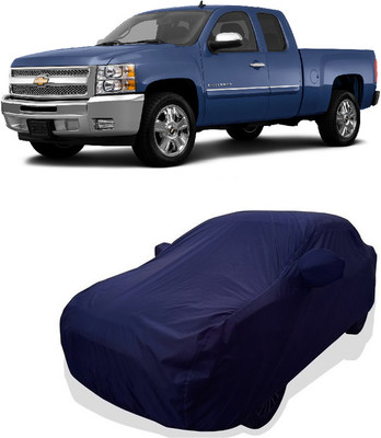 Tricway Car Cover For Chevrolet Silverado 4.8L (With Mirror Pockets)(Blue)
