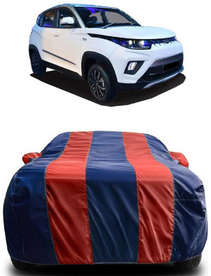 SUGASHRI Car Cover For Mahindra eKUV100 P1 Electric (With Mirror Pockets)(Red, Blue)