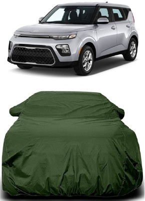 Autoprime Car Cover For Kia Soul (With Mirror Pockets)(Green)