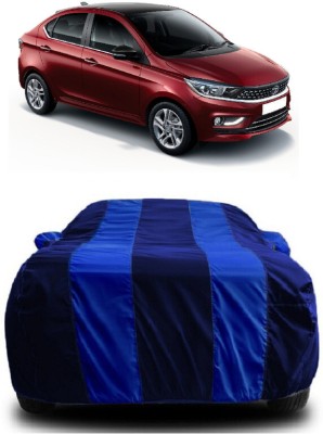 SUGASHRI Car Cover For Tata Tigor (With Mirror Pockets)(Blue, Blue)