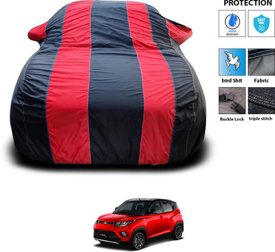 PAGORA Car Cover For Mahindra KUV100 (With Mirror Pockets)(Red)