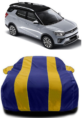 Autoprime Car Cover For Mahindra XUV400 (With Mirror Pockets)(Yellow, Blue)