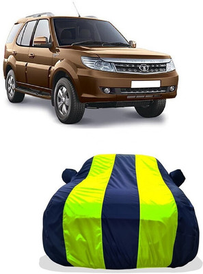 Tricway Car Cover For Tata Safari Storme VX (With Mirror Pockets)(Yellow)