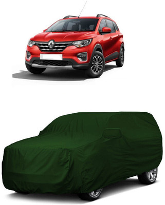 ANTOFY Car Cover For Renault Triber RXT Petrol (With Mirror Pockets)(Green)
