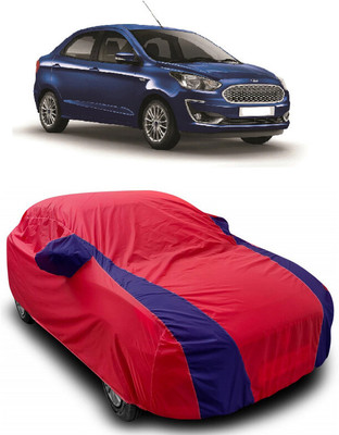 ANTOFY Car Cover For Ford Figo Aspire 1.5 TDCi Trend (With Mirror Pockets)(Red, Blue)