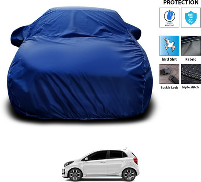 PAGORA Car Cover For Kia Picanto (With Mirror Pockets)(Blue)