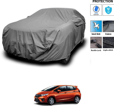 PAGORA Car Cover For Honda Jazz (With Mirror Pockets)(Grey)