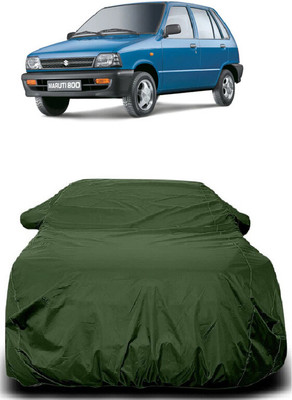 Autoprime Car Cover For Maruti 800 AC BSII (With Mirror Pockets)(Green)