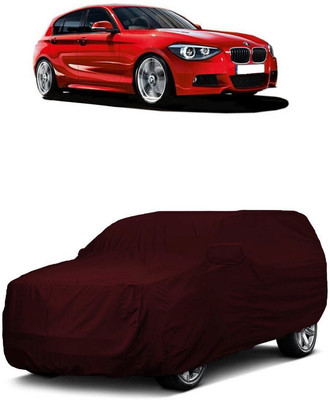 ANTOFY Car Cover For BMW 1 Series 118d Sport Line (With Mirror Pockets)(Maroon)