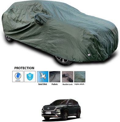 GOSHIV-car and bike accessories Car Cover For MG Hector (With Mirror Pockets)(Green)