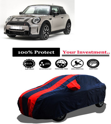 Amexride Car Cover For Mini Cooper Cooper 3 Door Cooper S Petrol (With Mirror Pockets)(Red)
