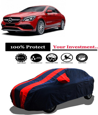 Amexride Car Cover For Mercedes Benz CLA AMG 45 Aero Edition (With Mirror Pockets)(Red)