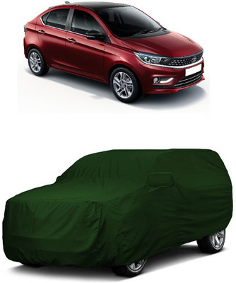 ANTOFY Car Cover For Tata Tigor (With Mirror Pockets)(Green)