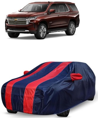 ANTOFY Car Cover For Chevrolet Tahoe 6.2L (With Mirror Pockets)(Red, Blue)