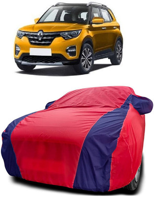 Autoprime Car Cover For Renault HBC (With Mirror Pockets)(Red, Blue)