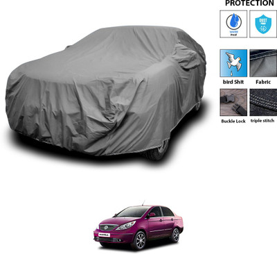 PAGORA Car Cover For Tata Manza (With Mirror Pockets)(Grey)