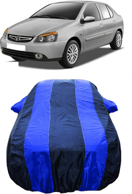 Wegather Car Cover For Tata Indigo eCS (With Mirror Pockets)(Blue)