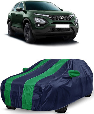 ANTOFY Car Cover For Tata Harrier XT Diesel (With Mirror Pockets)(Green, Blue)