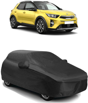 SUGASHRI Car Cover For Kia Stonic (With Mirror Pockets)(Grey)