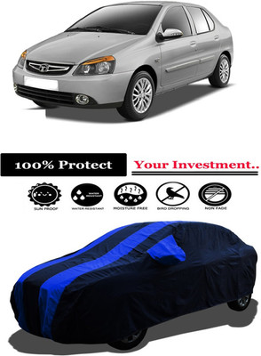 Amexride Car Cover For Tata Indigo eCS (With Mirror Pockets)(Multicolor)