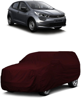 ANTOFY Car Cover For Tata Altroz XE Petrol (With Mirror Pockets)(Maroon)
