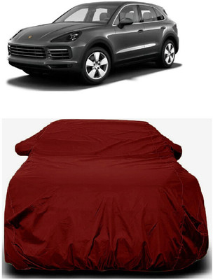 Autoprime Car Cover For Porsche Cayenne E-Hybrid Petrol (With Mirror Pockets)(Maroon)